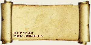 Anđela Isaković vizit kartica